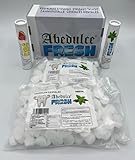 Abedulce Zahnkristalle - Xylit Dental Symbiose 50/100 Tage, Wassermelone & Pfefferminze - Für Kinderzahnpflege - Vor der Bettruhe - langsam im Mund zergehen lassen (Peppermint (White), 100 Tage)