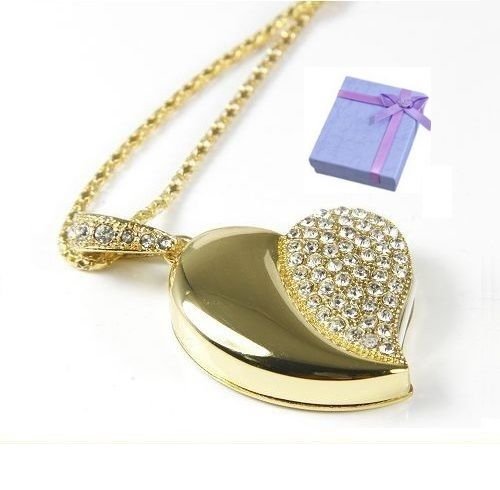 NEW SLIM GOLD DIAMONTE 16GB HIGH SPEED USB 2.0 FLASH DATA DRIVE MEMORY STICK