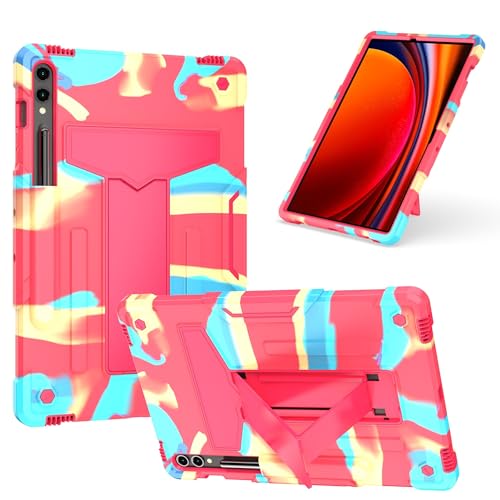 Coque Samsung Tab S10 Plus antichoc silicone résistante SM-X820 rose
