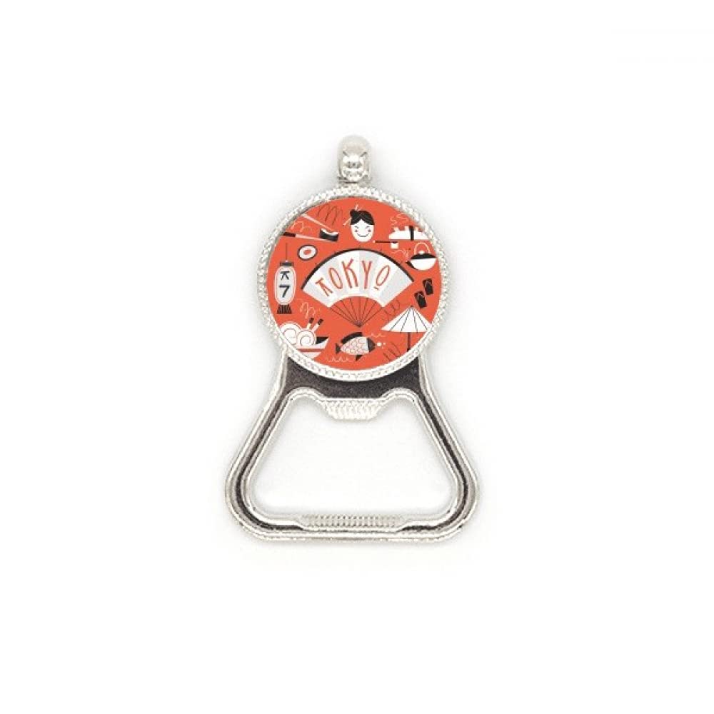 Ouvre-bouteille souvenir du Japon motif Geisha à offrir aux amoureux de cuisine nippone