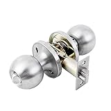 Dos pernos ajustables: esta cerradura de puerta interior con cerrojo de cerrojo de 2-3 / 8 "(60 mm) y 2-3 / 4" (70 mm) para ajustar.
