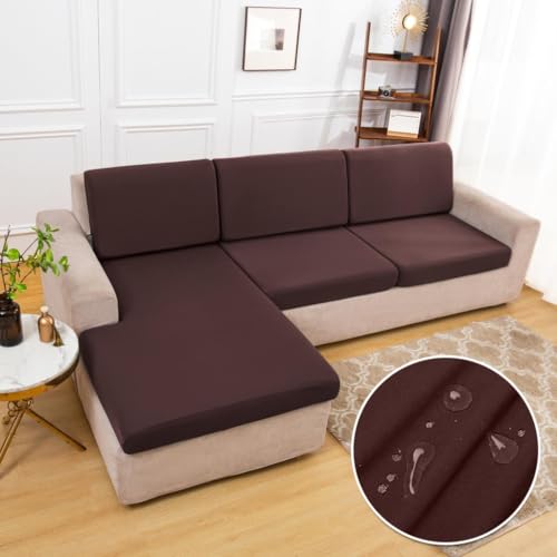 Housse de coussin de canapé imperméable anti-tache extensible 2XL - 2