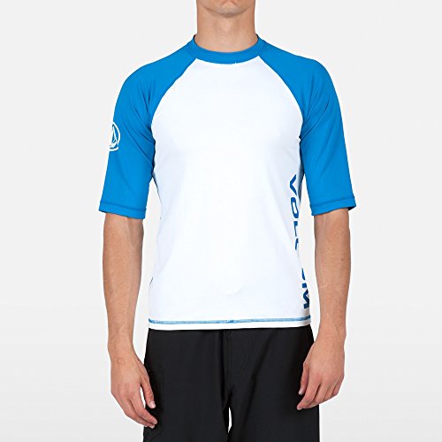Volcom Men's Colorblock Short Sleeve Rashgaurd T-Shirt