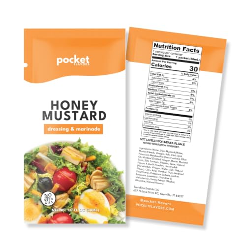 Pocket Flavors Low Calorie, Low Fat, Keto Friendly Salad Dressing