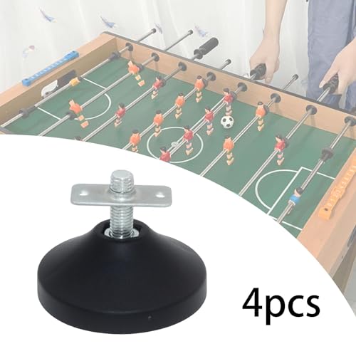 Aosekaa 4 Pieces Pool Table Leg Levelers Table Leveling Feet Ping Pong Table Billiard Pool Table Leg Leveling Riser Soccer Table Part