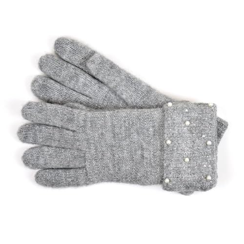 Gants paillettes lurex doux et extensibles mode hiver chic