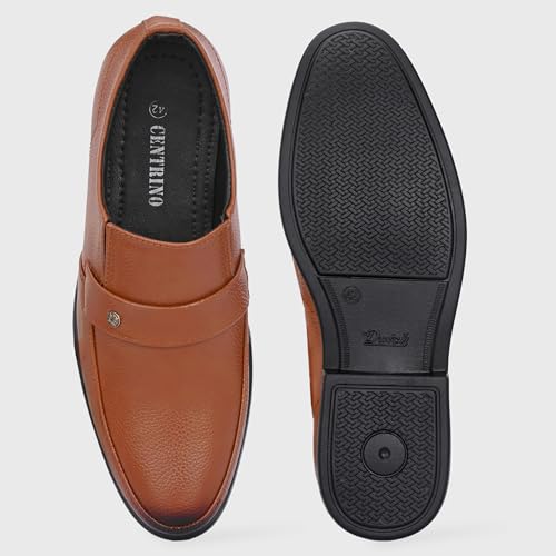 Image of Centrino Formal Shoe for Men | Soft Cushioned Insole for All-Day Comfort | Stylish & Elegant Design | Perfect for Office, Business Casual & Formal Attire 7671