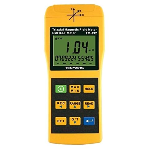 TM-192D: 3 Axis Magnetic Field Meter with Datalogger Cover