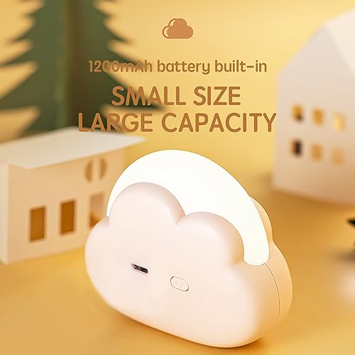 Lámpara de Mesa Nube Mini LED Recargable con USB miniatura 4