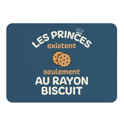 Sets de table bleu anti-rayures : lot de 4 napperons souples grand format en liège - 2
