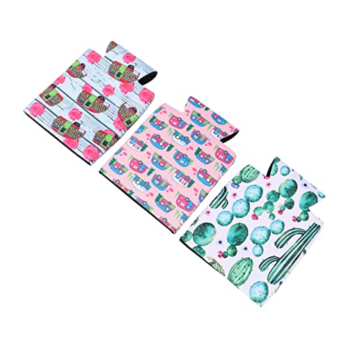 FUNOMOCYA 3piezas Funda Neopreno Para Lata Cerveza Estampado Verano Aislante Para Coche Oficina Hogar Camping