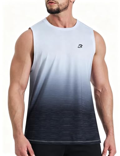 Ezrun men's upf 50+ quick dry tank top workout sleeveless shirt |...