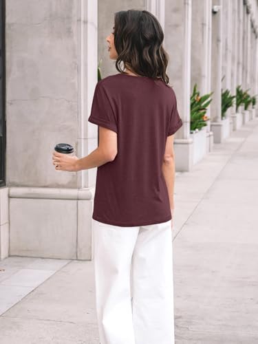 AUTOMET Womens Tops Short Sleeve T Shirt Summer V Neck Casual Top 2025 Spring Cute Basic Trendy Outfits Fashion4