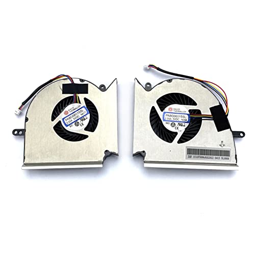 Bestparts New CPU+GPU Cooling Fan Replacement for MSI GE75 GP75 ...