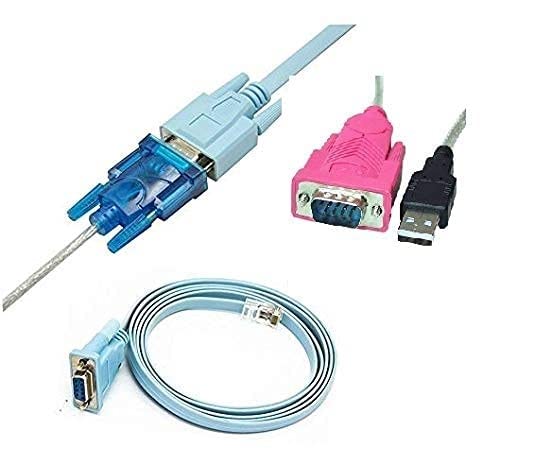 Csecurity CS USB to Serial Interface Cable with Serial to RJ45 Console Adapter Cable for Cisco Routers-Multicolor (B07ZZKC9TL) Amazon Price History, Amazon Price Tracker
