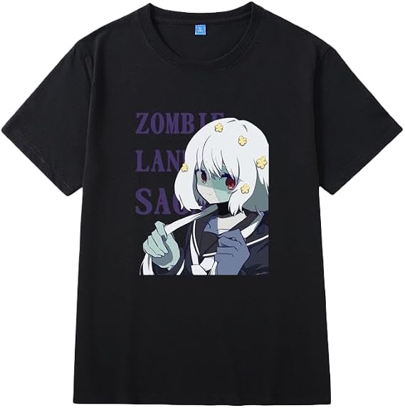 Amazon.co.jp: [GHKHGK] ゾンビランドサガ Tシャツ 半袖 源さくら