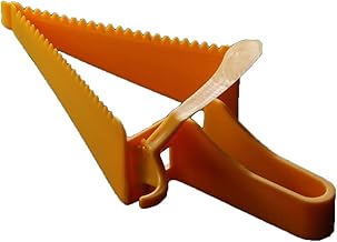 HERCHR Cortador de bolo, faca de plástico para servir bolo para torta, ferramentas para levantar bolo, faca de bolo, guia de corte de torta para bolos, tortas, sobremesas e pizza