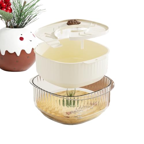 ベビー カメ タンク - 多機能 透明 全視野 小型水生亀 飼育環境 - 爬虫? 蟹 テラリウム エンクロージャ | ザリガニ 魚 両生類 水生ペット 爬虫類 用