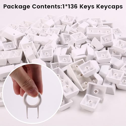 Keycaps PBT antidesgaste de 136 piezas para personalizar tu teclado mecánico 5