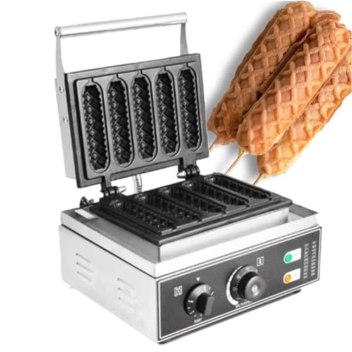 Gaufrier à hot dog appareil électrique avec contrôle de température et minuterie