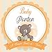 Baby Porter A Simple Book of Firsts: A Baby Book and the Perfect Keepsake Gift for All Your Precious First Year Memories and Milestones