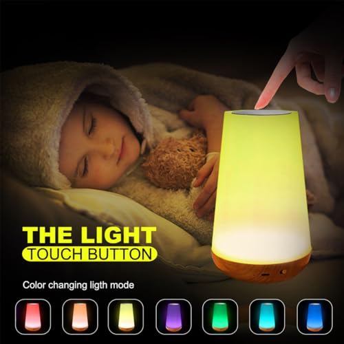 Lámpara de mesa noche Toddmomy touch RGB pequeña miniatura 5