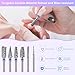 CGBE Nail Drill Bits, 6 Piece Nail Drill Bit Grinding Heads Carbide Machine Accessories for Manicure Remove Acrylic or Hard Gel Polygel, 3/32 Inch Professional Bits for Nail Cutter - Medium
