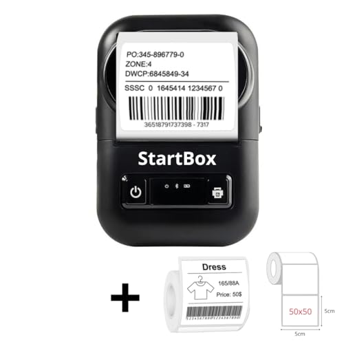 Impressora de Etiquetas Térmicas Inteligente Térmica Bluetooth iOS Android Windows Personalize Suas