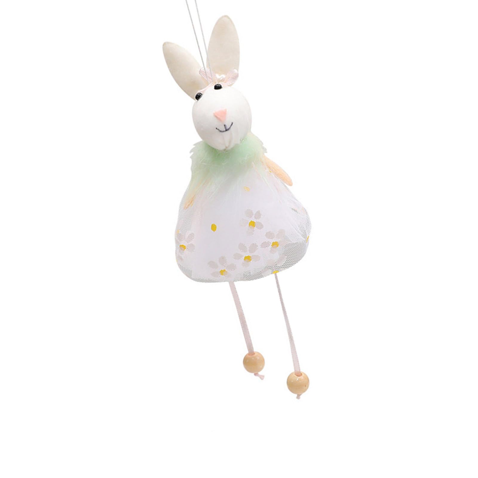 Hsioluted Holiday Animal Statue Figurine Hanging Pandent for Cheerful Home and Garden Spring Decoration Holiday Anmal Figurines