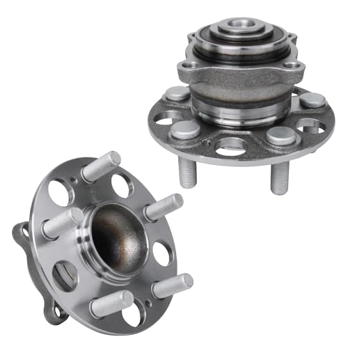 Image of Detroit Axle - FWD Pair Rear Wheel Bearing and Hub Assembly for 2009 2010 2011 2012 2013 2014 Acura TL