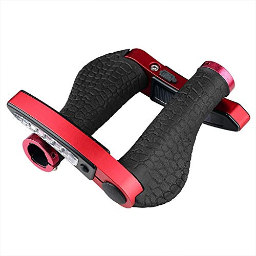 Impugnature in Bicicletta Manubrio della Bicicletta Grip Mountain Bike Anti-Skid Lock-on della Copertura della Maniglia Esterna Che Guida la Maniglia di Gomma Bar End Bike Accessories