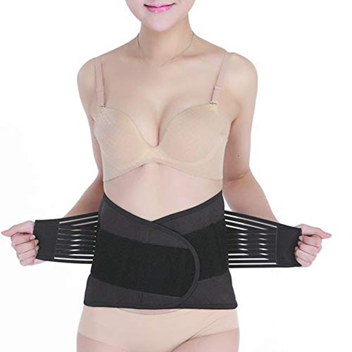 WCX Faja Lumbar Cierre de Doble Correa Autoadherente Adaptación Corrector Postural de...