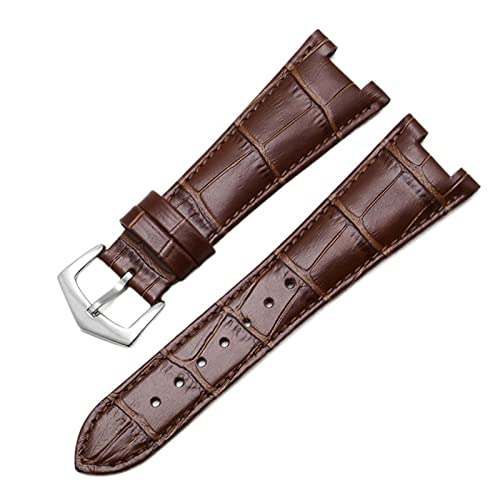 Bracelet montre cuir véritable évite rayures pour boîtier Nautilus 5711 5712G