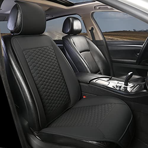 Black Panther Funda Asiento Coche Delantero, Protector Asiento Coche, Fundas Asientos Coche Compatible con 95% de automóviles (1 Pieza Negro)