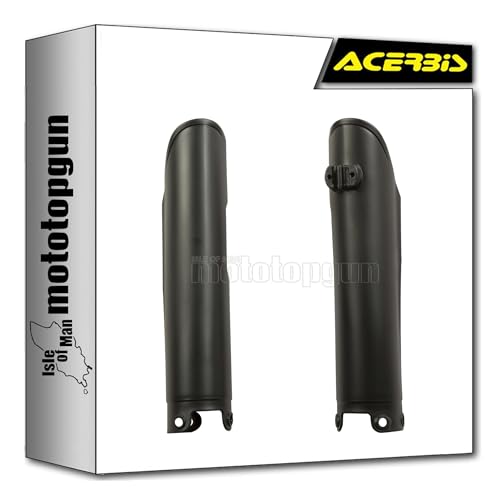 Couvercle de fourche inférieur noir Acerbis protection plastique pour moto KTM MXC