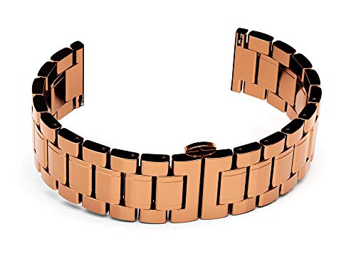 Preisvergleich Produktbild Gliederarmband Edelstahl glänzend 20 mm