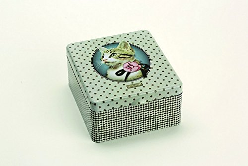 JD Diffusion K4446CHA Charlie Boîte à Thé 4 Compartiments Multicolore Cover