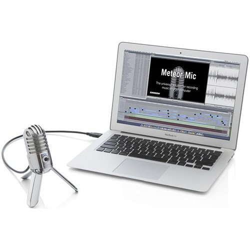 Microphone USB de Studio Blanc SAMSON Meteor Mic - Geekodrome: Boutique d'accessoires geek Où acheter le Samson Meteor Mic USB
