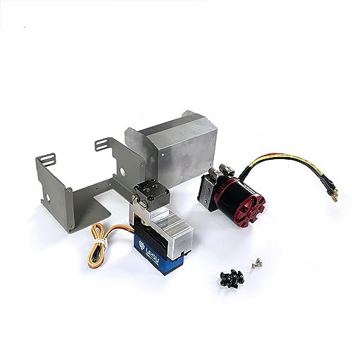 Pompe hydraulique LESU 1/14 vanne inversion boîte outils métal camion RC DIY