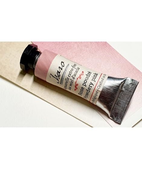 Amazon.co.jp: isaro 透明水彩絵の具 7mlチューブ (powdery pink