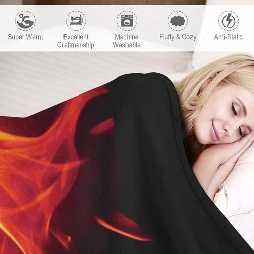 Couverture chaude flanelle 101x152 cm légère pour lit et canapé