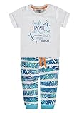  Kanz Baby-Jungen T-Shirt 1/4 Arm + Jogginghose Bekleidungsset, Weiß (Bright White 1000), 62