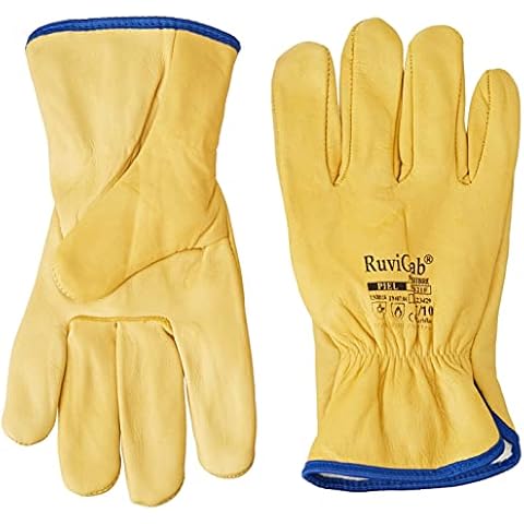 Ruvigrab 321F - Guante piel vacuno forrado anti-frio Cover