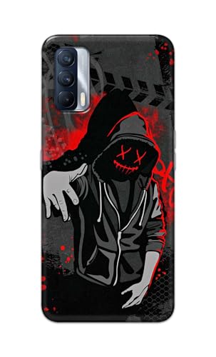 Image of Printed Hard Back Cover for Realme X7 5G Back Cover (Hoodie Rapper) -190724(EA)