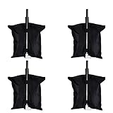 CELEISITE 4pcs/Pack Industrial Grade Heavy Duty Double-Stitched 17-inch Sand Bag Anchor Kit Gazebo Tent Leg Weight Bag for Pop up Canopy Tent Weighted Feet Bag (4 Pack sandbag)