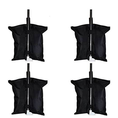 CELEISITE 4pcs/Pack Industrial Grade Heavy Duty Double-Stitched 17-inch Sand Bag Anchor Kit Gazebo