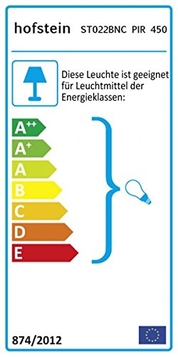 Lampada da esterno Caserta con rilevatore di movimento e presa, lampada a base moderna in acciaio inox, luce di percorso 45cm, lampada da giardino, E27, illuminazione da giardino IP44, senza lampadina