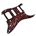 Dopro 11-Hole Strat HSS Guitar Pickguard 2-Screw Humbucking Pickup Mount for American FD Stratocaster Vintage Tortoise