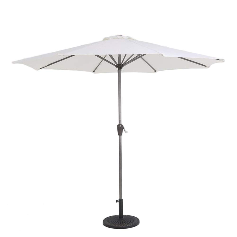 HCZKIUJY Garden Umbrella Parasol 9' Outdoor Patio Market Table Umbrella Portable Offset Patio Umbrella for Poolside Deck Garden Backyard Pool Indoor & Outdoor Use, Dark Green