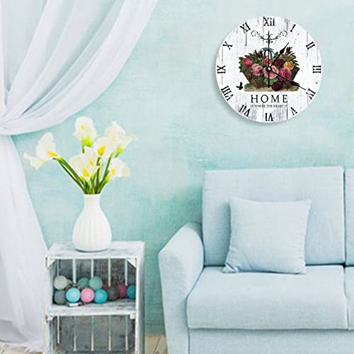 Horloge à quartz de qualité supérieure Mighun style rétro 38cm - 5